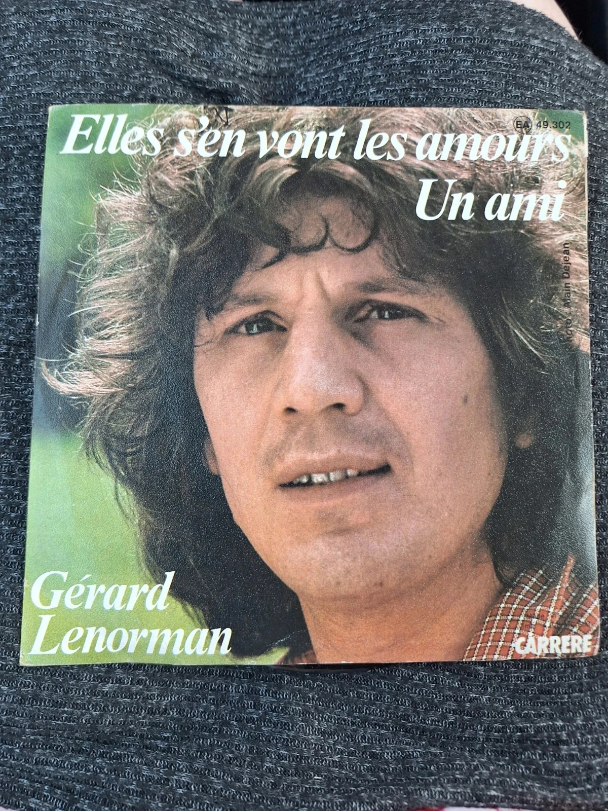 Vinyle 45T Gérard Lenorman Elles S'en Vont Les Amours Un Ami 1977 Carrere